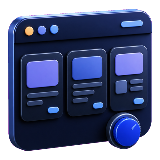 3D-іконка керування контентом WordPress