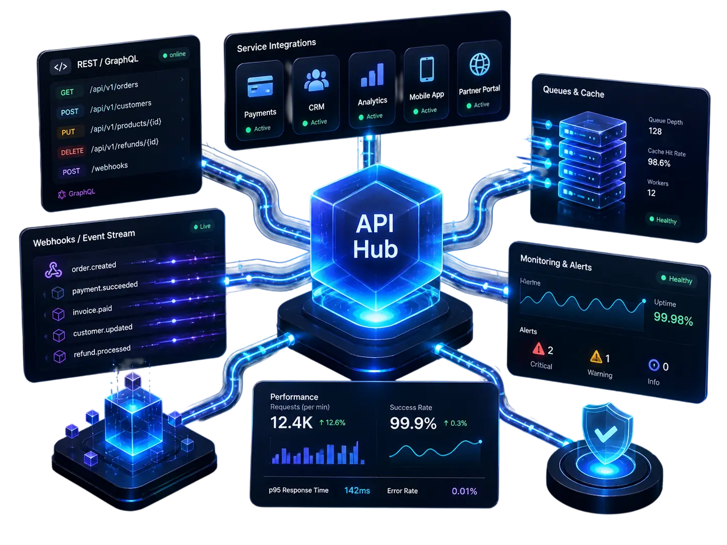 API та інтеграції для онлайн-сервісів