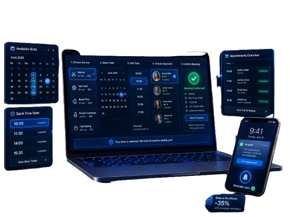 Онлайн-бронювання під вашу нішу - Онлайн‑сервіси CreonixLab