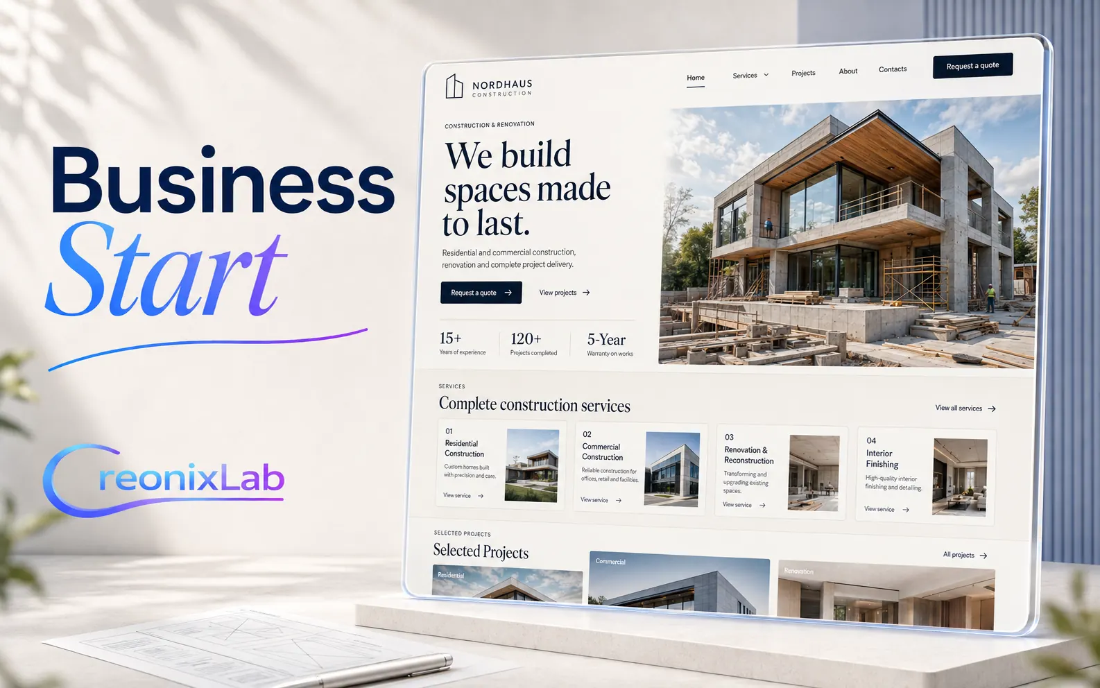 Сайт компанії Business Start