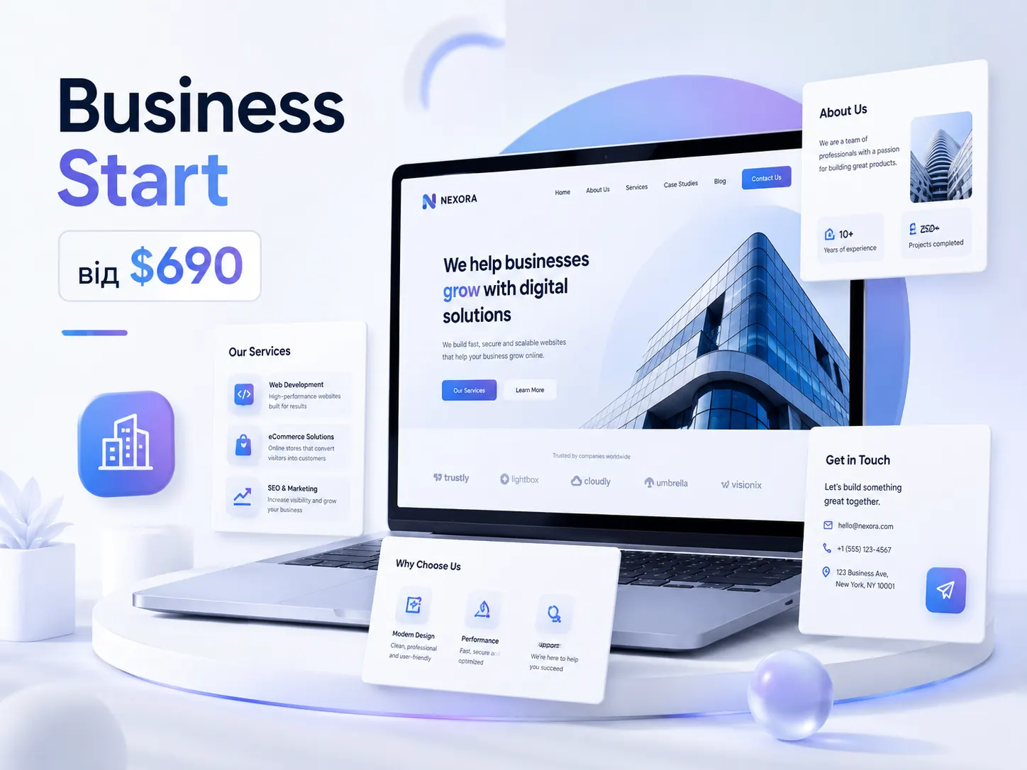 Сайт компанії Business Start